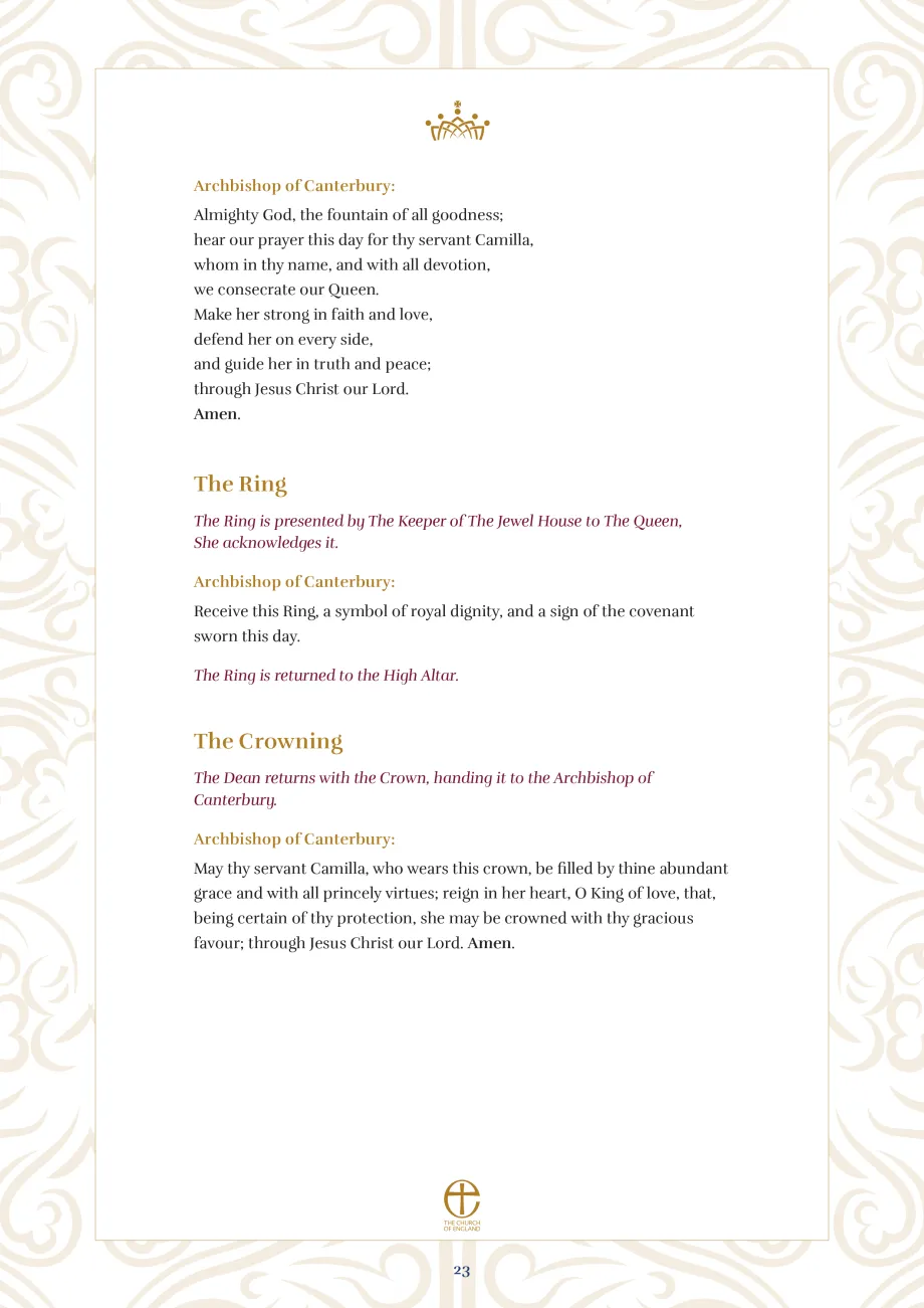 The Coronation Liturgy
