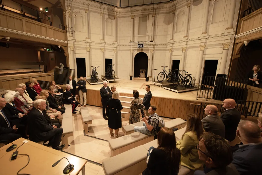 The Duke of Edinburgh visits Shakespeare North Playhouse