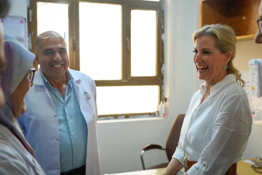 The Duchess of Edinburgh visits a Family Planning and Sexual and Reproductive Health Centre of Excellence in Iraq