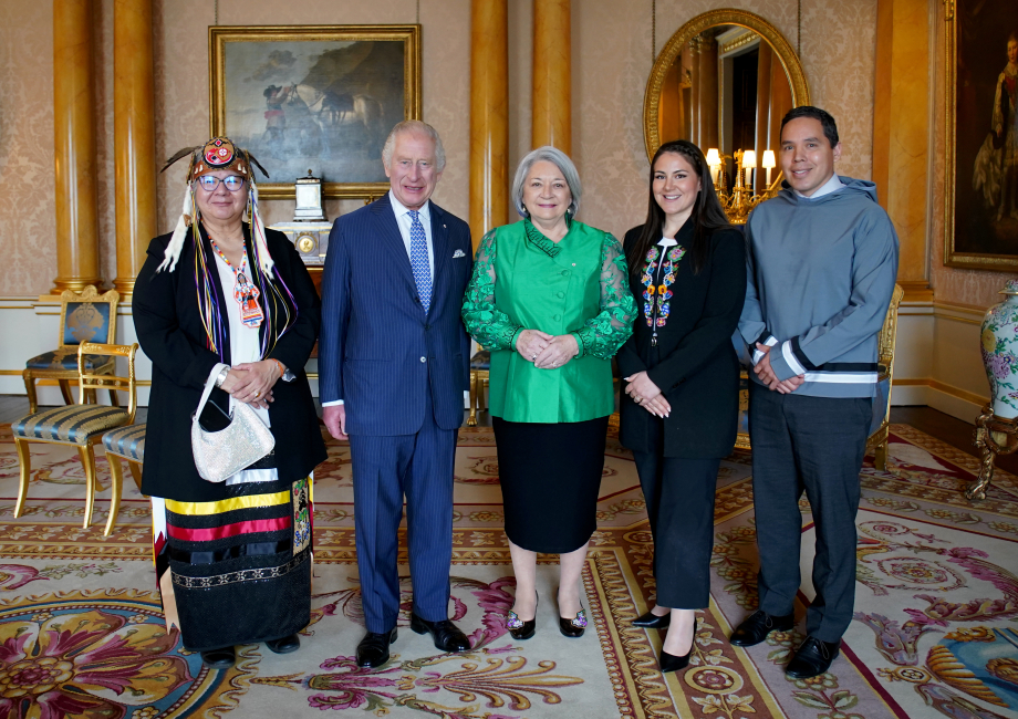 The King hosts an audience with Canadian Indigenous Leaders