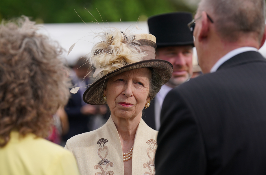 The Princess Royal at the Buckingham Palace Garden Party