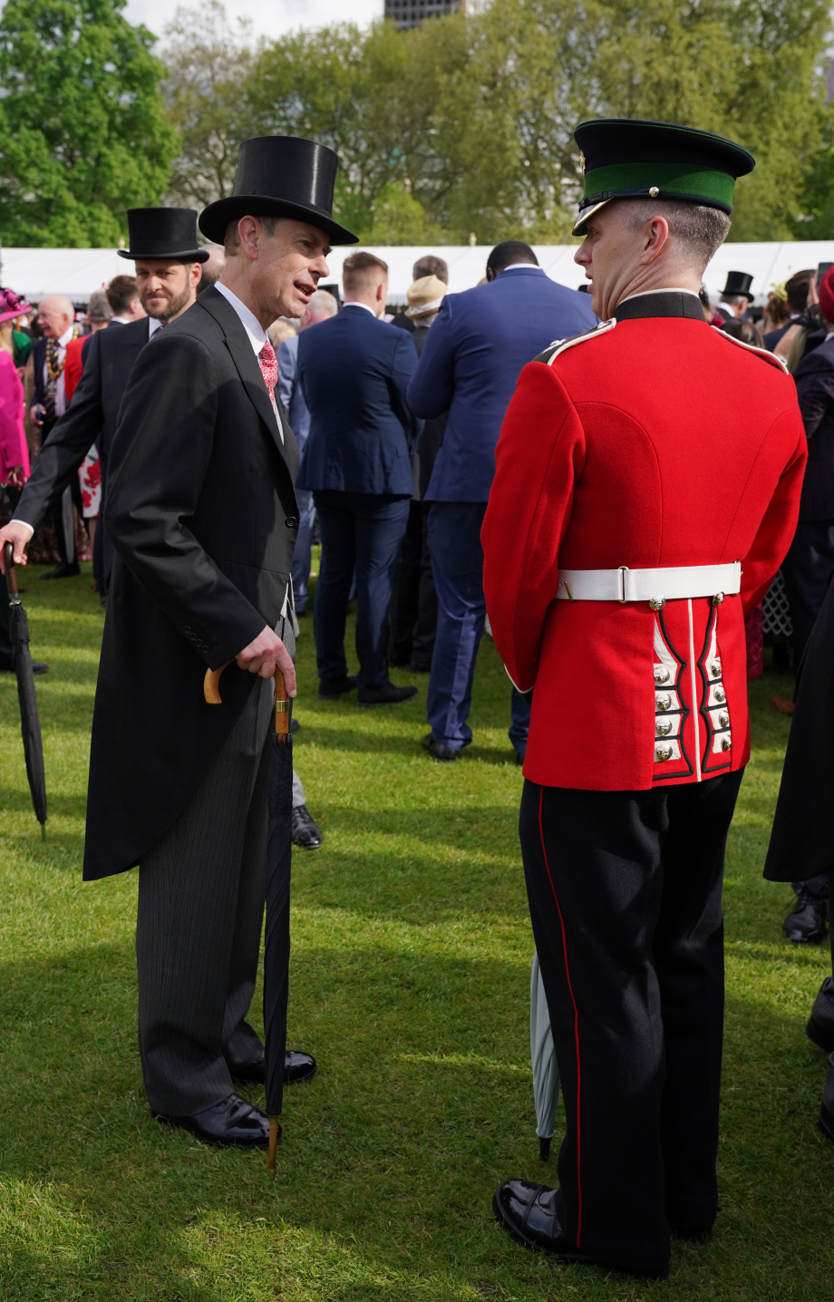 The Duke of Edinburgh at the Buckingham Palace Garden Party