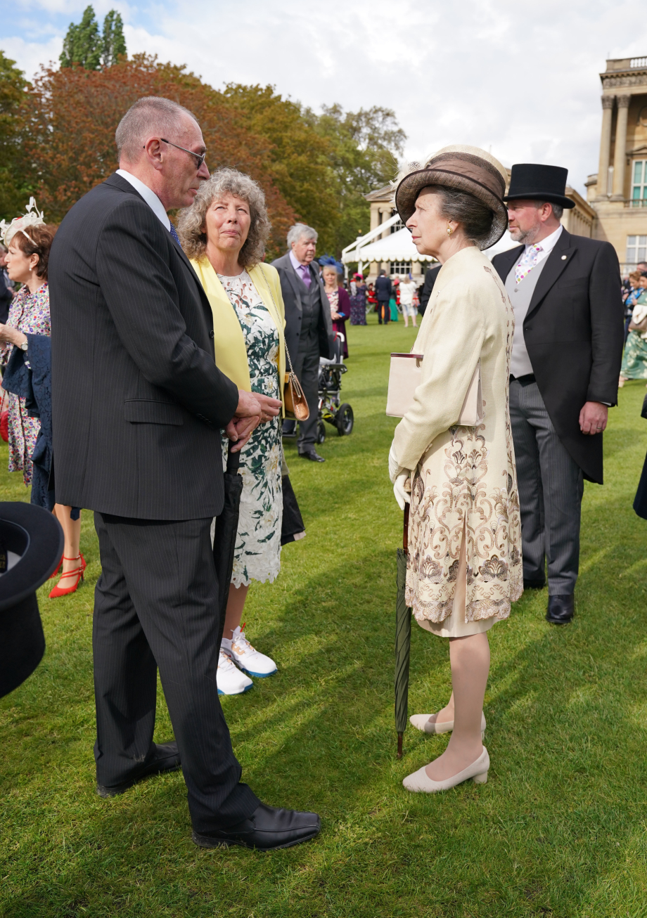 The Princess Royal at the Buckingham Palace Garden Party