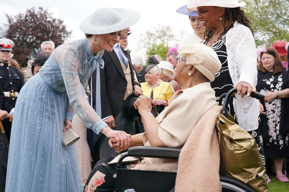 The Princess of Wales at the Buckingham Palace Garden Party