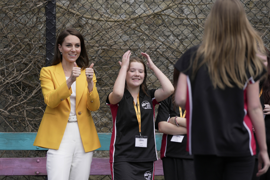 The Princess of Wales visits the Dame Kelly Holmes Trust as part of Mental Health Awareness Week
