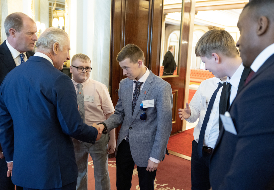 The King hosts a reception for the winners of the 2023 Prince's Trust Awards
