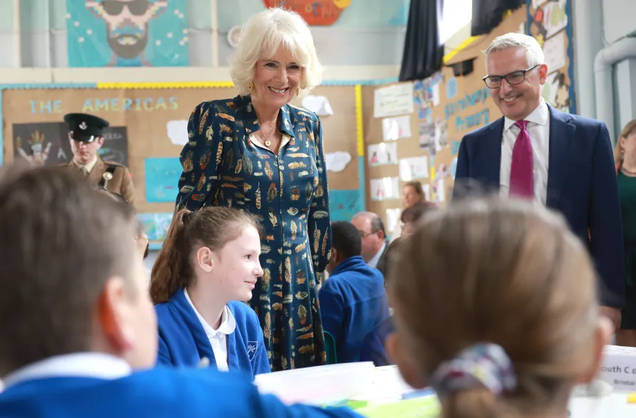 The Queen at Shirehampton Primary School