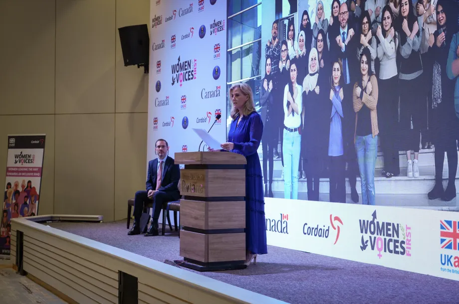 The Duchess of Edinburgh delivers an address on WPS at the CSSF Women's Voices First Conference