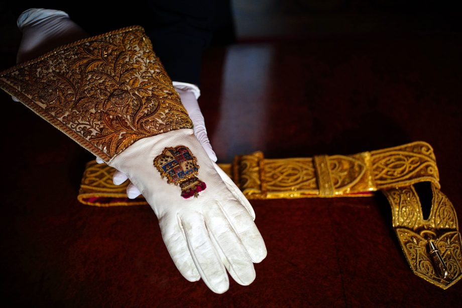 The Coronation Belt and Glove