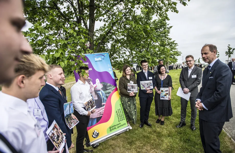 The Duke of Edinburgh in the Czech Republic