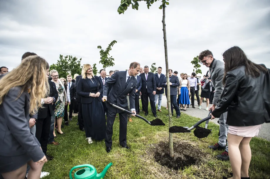 The Duke of Edinburgh in the Czech Republic