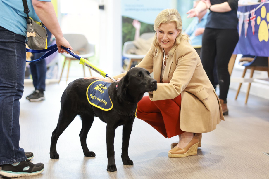 The Duchess of Edinburgh visits Guide Dogs UK