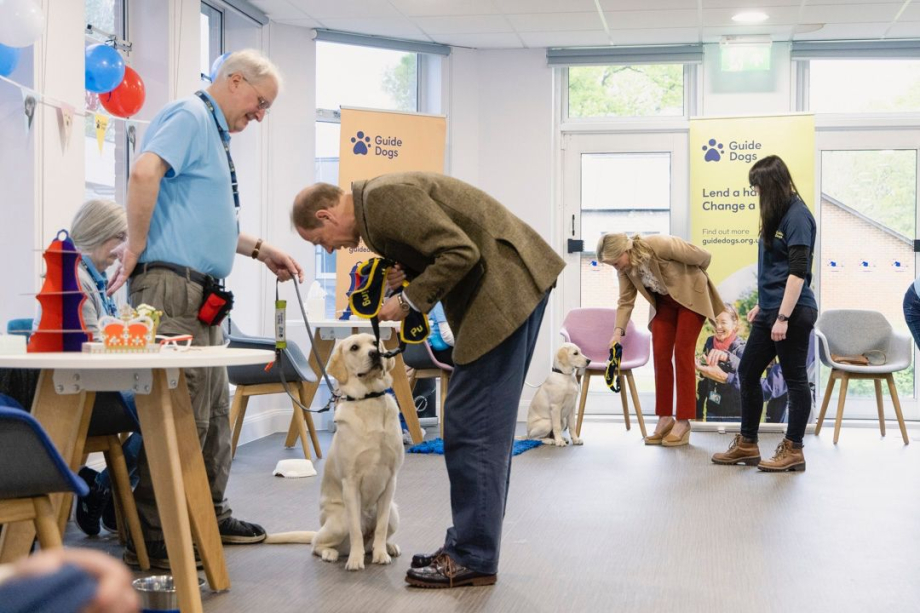 The Duke of Edinburgh visits Guide Dogs in Reading