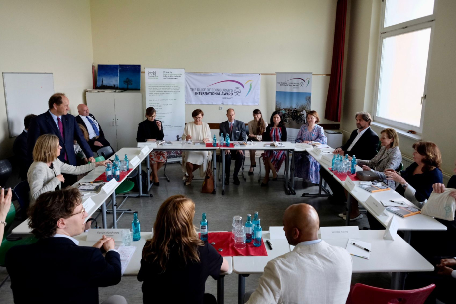 The Duke of Edinburgh attends a Roundtable Discussion in Berlin