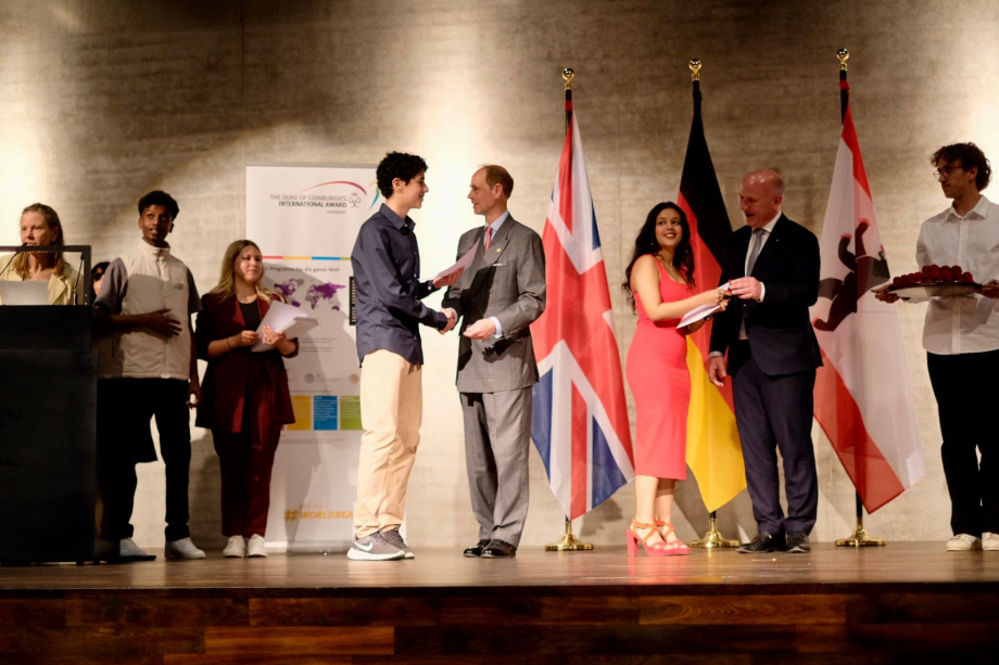 The Duke of Edinburgh attends a Duke of Edinburgh International Award Ceremony in Berlin