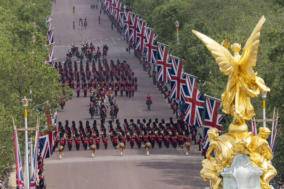 The Royal Family return to Buckingham Palace