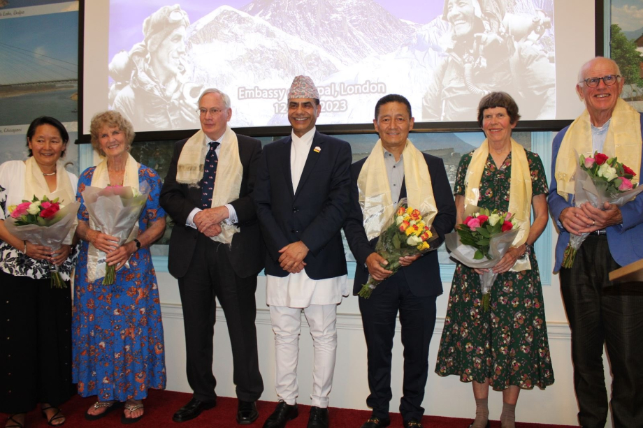 The Duke of Gloucester attends a Dinner at the Embassy of the Federal Democratic Republic of Nepal