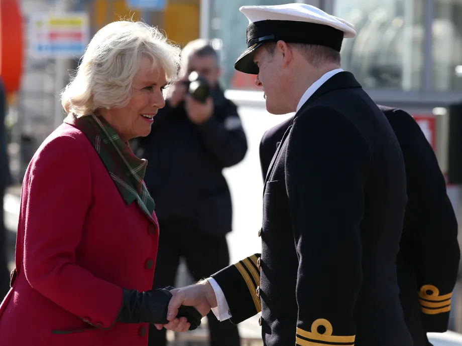 The Queen visits HMS Astute