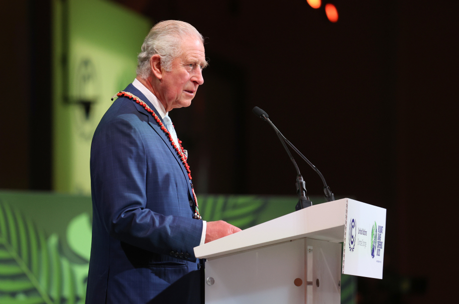 The King (as The Prince of Wales) at COP26