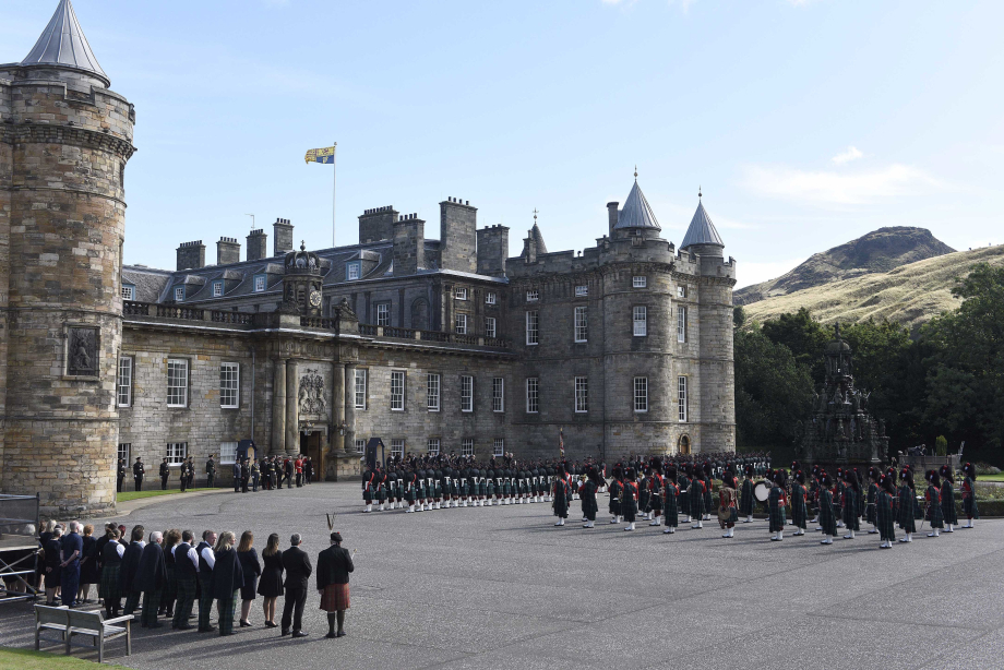 The Ceremony of Keys at Holyroodhouse