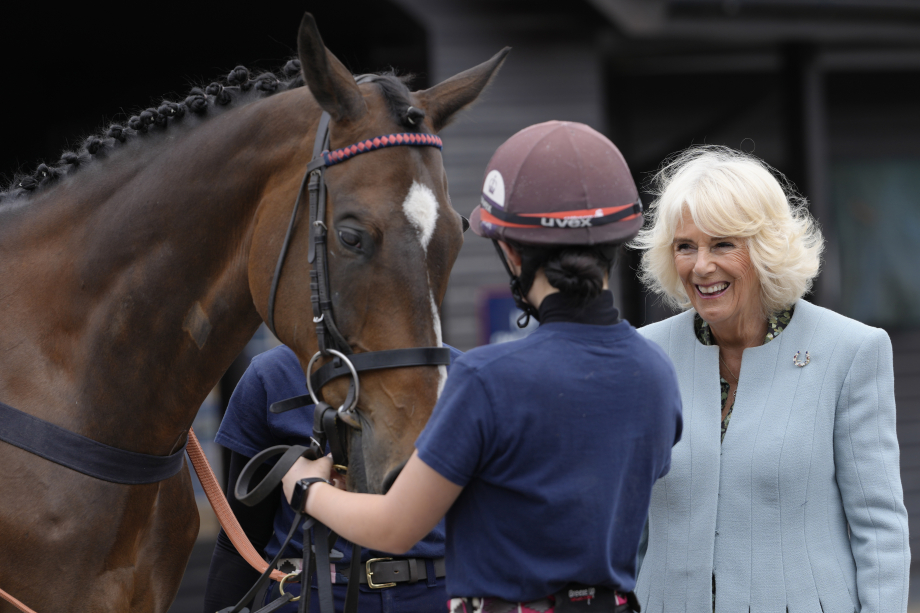 The Queen visits the British Racing School in Newmarket