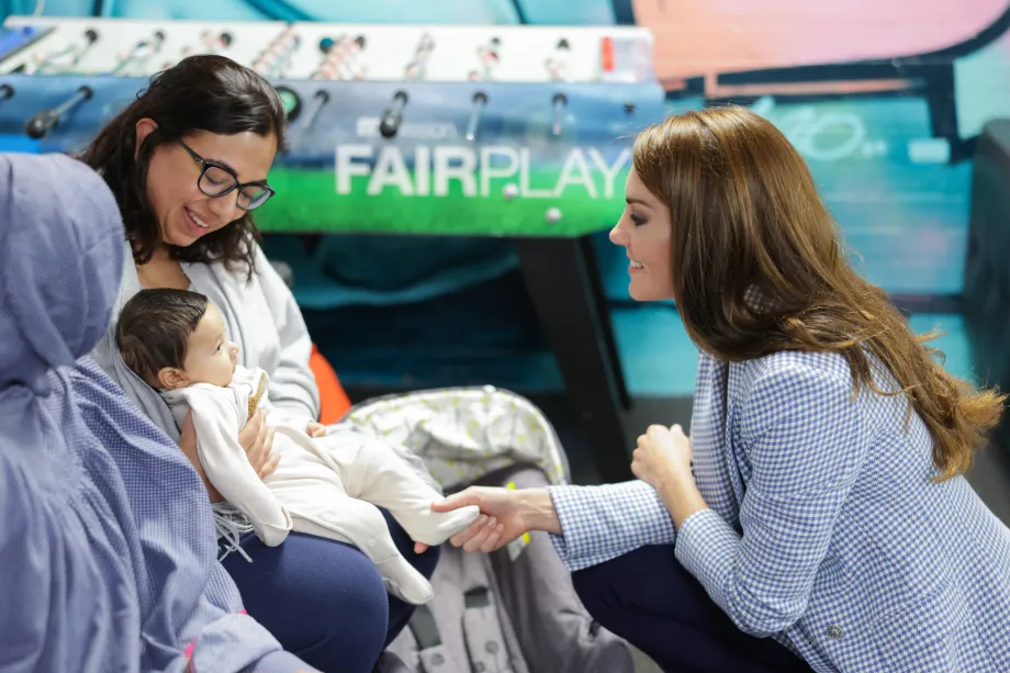 The Princess of Wales visits the Windsor Family Hub