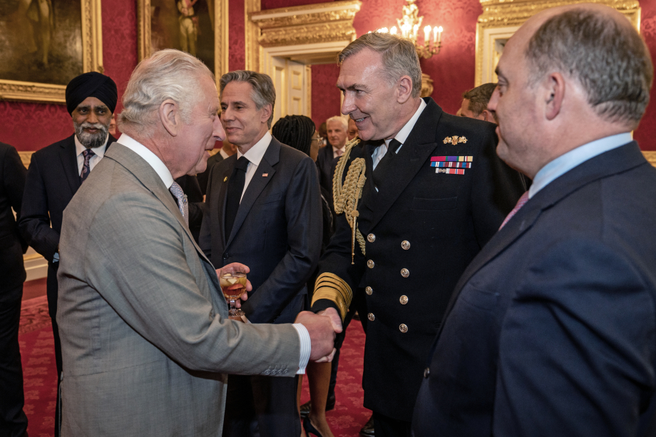 The King hosts a reception at St James's Palace
