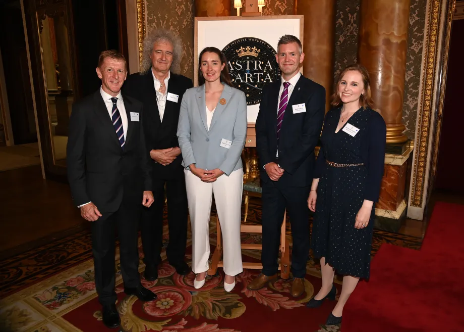 Major Tim Peake, Sir Brian May, Rosemary Coogan, John McFall, Meganne Christian