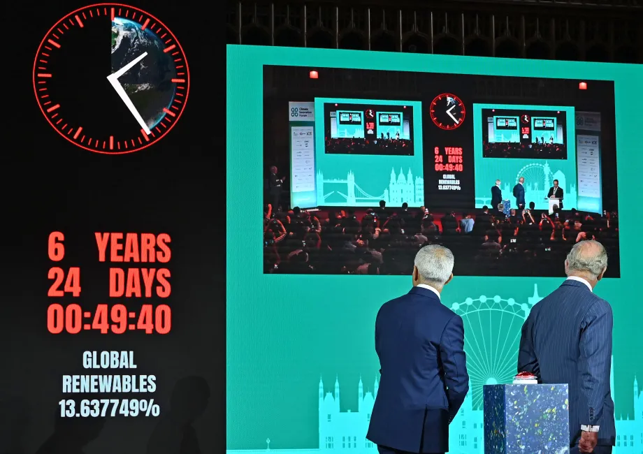 The Climate Clock is activated