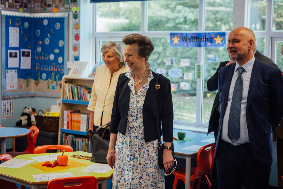 The Princess Royal visits Washingborough Academy