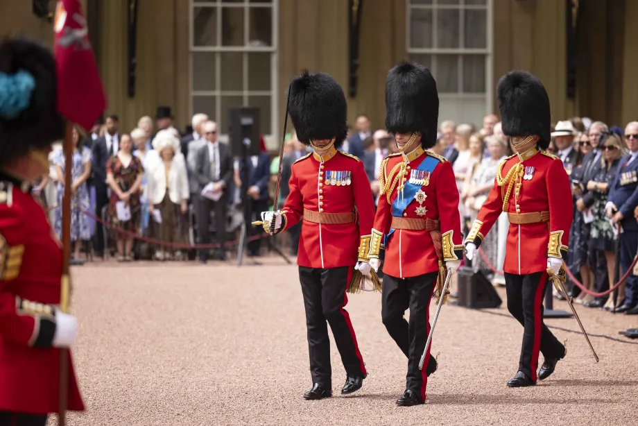 The Duke of Edinburgh at a Presentation of Colours