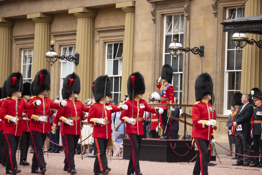 The Duke of Edinburgh at a Presentation of Colours