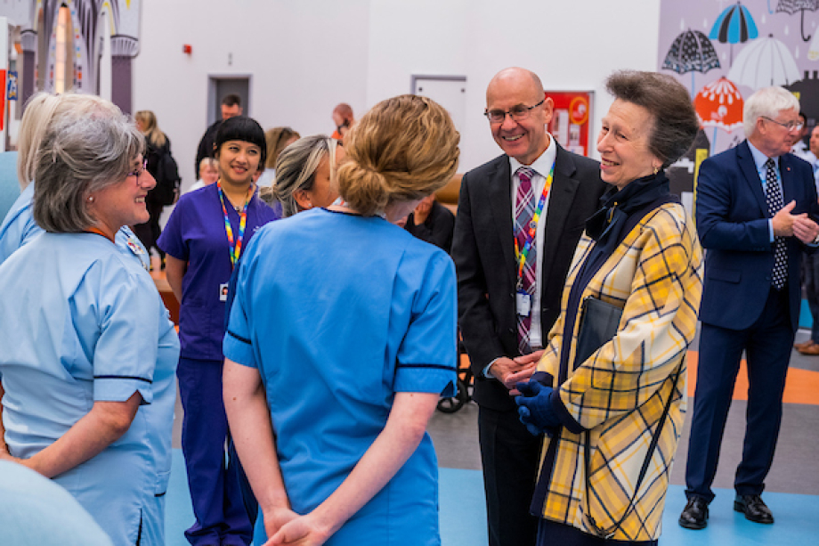 The Princess Royal meets NHS staff