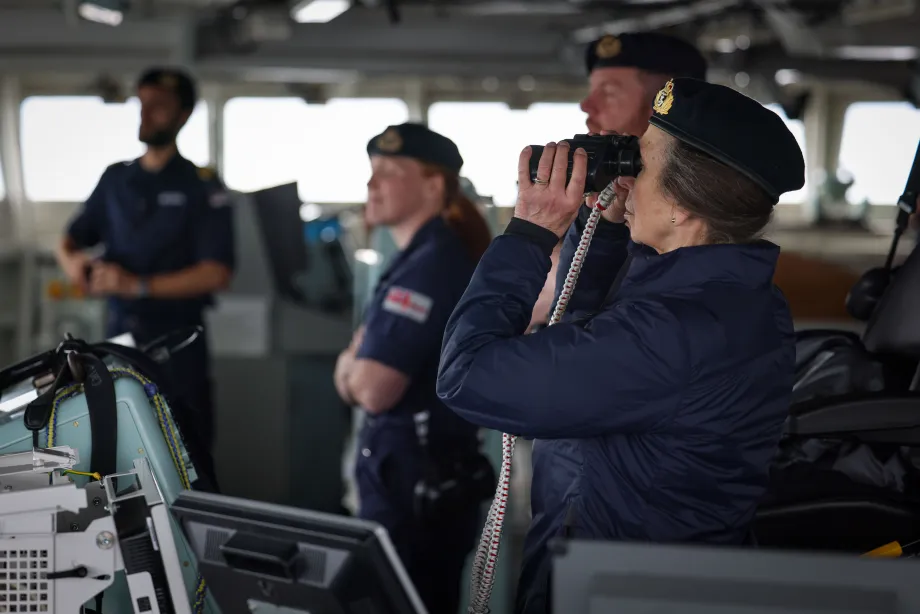The Princess Royal visits HMS Albion