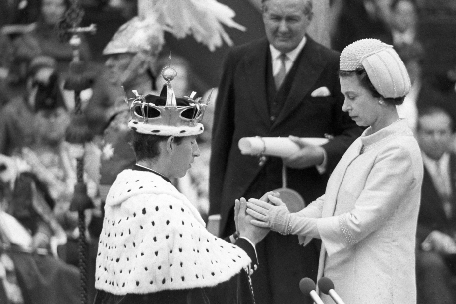 Prince Charles is invested as Prince of Wales in 1969