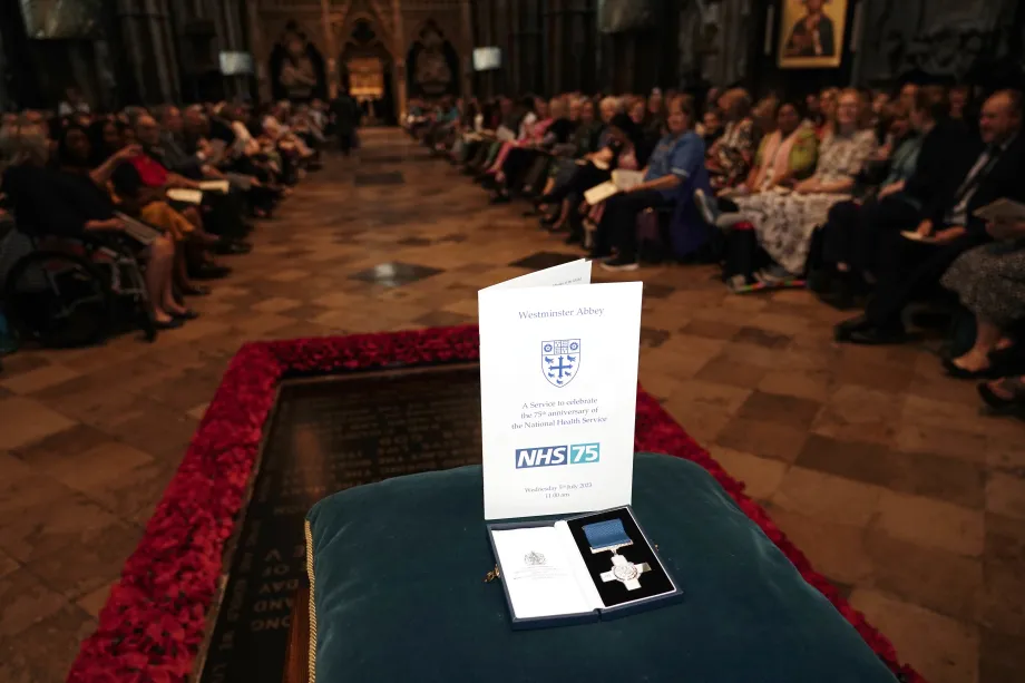 The George Cross which was awarded to the NHS