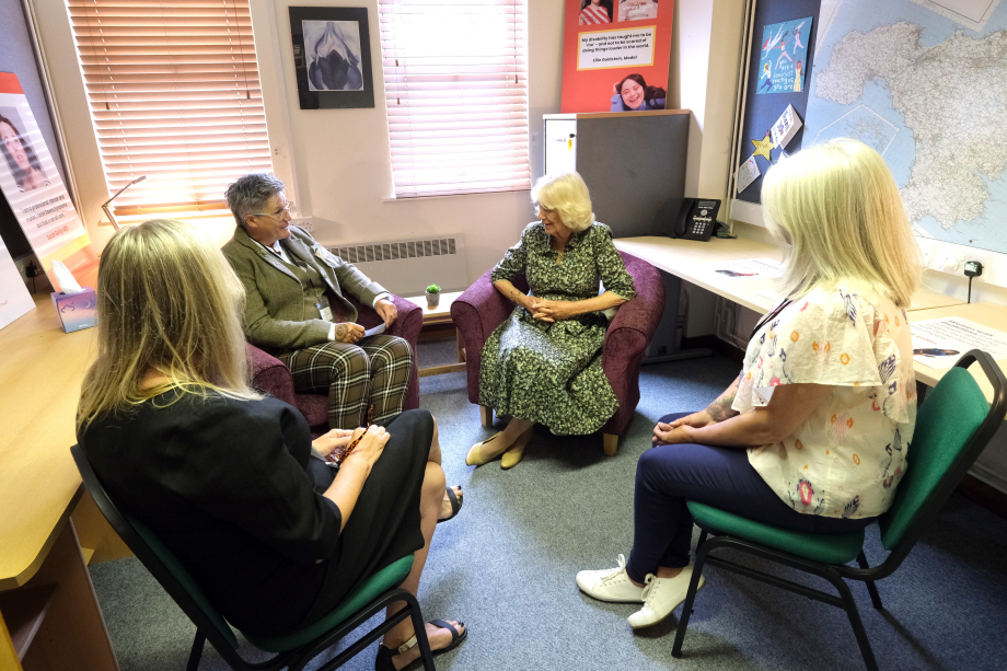 The Queen visits the Women's Centre Cornwall
