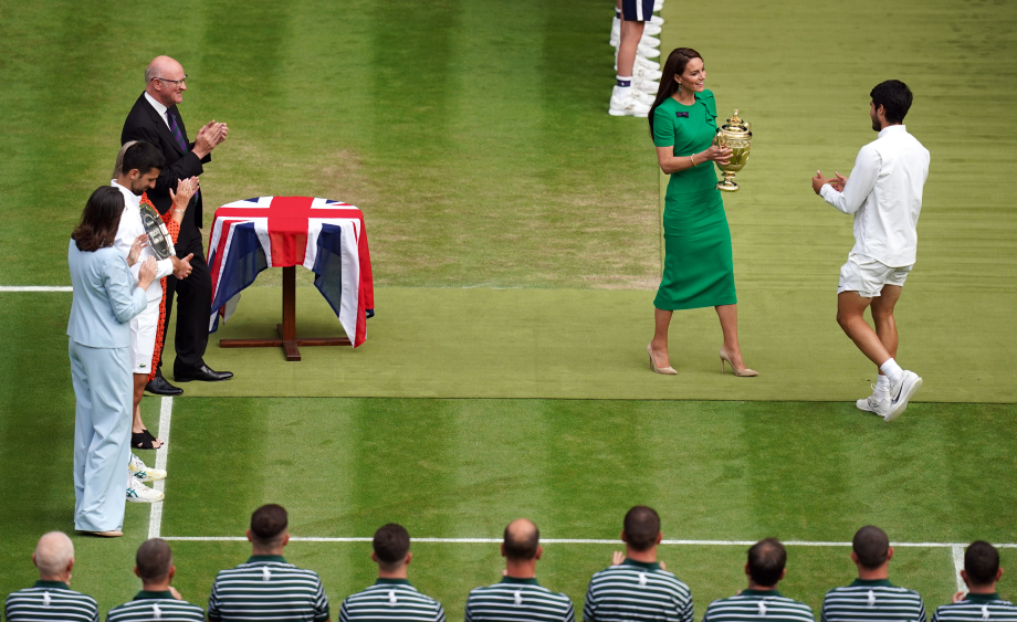 The Princess of Wales at Wimbledon