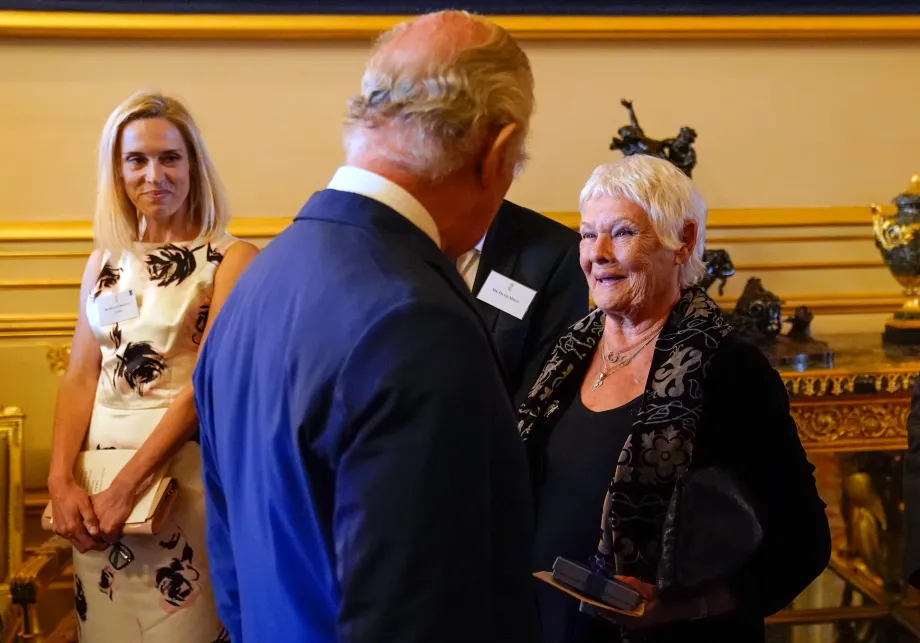 The King with Dame Judi Dench
