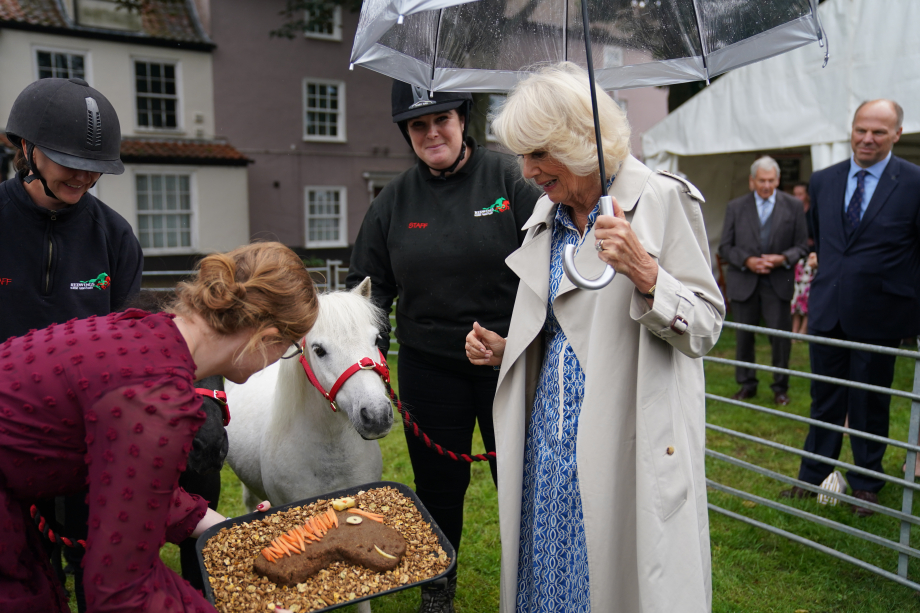 The Queen visits Anna Sewell House