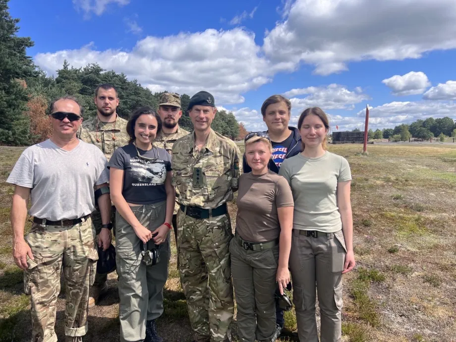 The Duke of Edinburgh visits 2 Rifles
