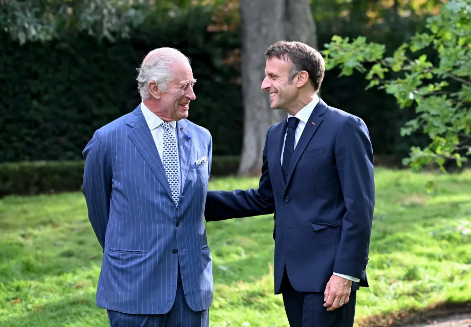 The King and Macron