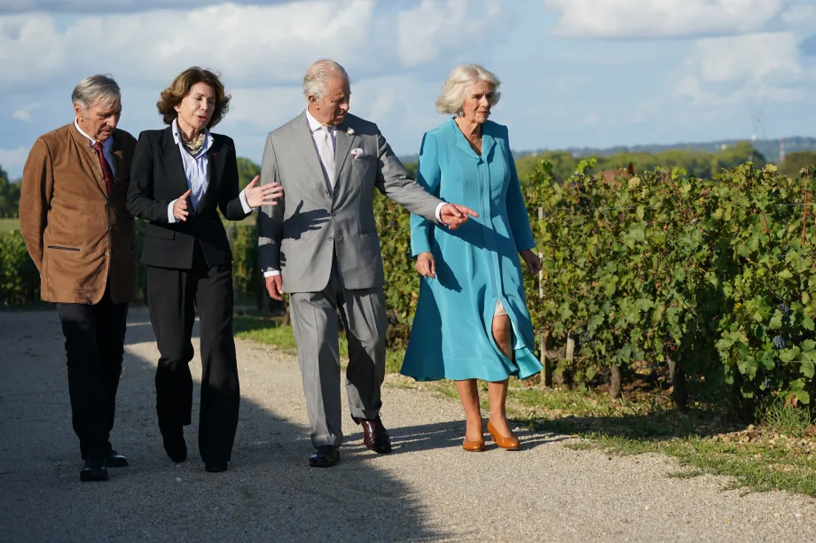 The King and Queen in Bordeaux