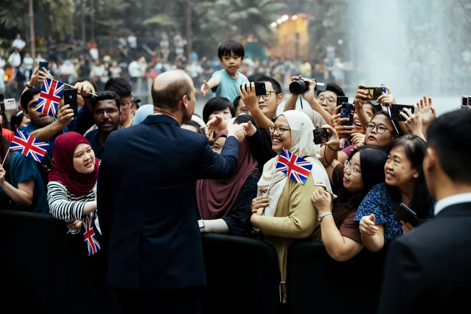 The Prince of Wales visits Singapore