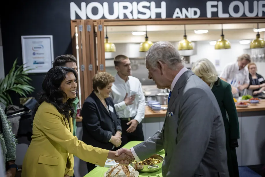 The King meets foodie creators in Didcot