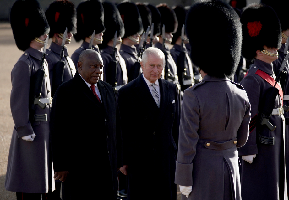 The King with the President of South Africa