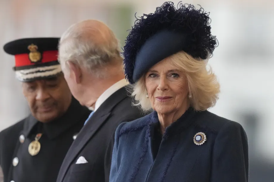 The Queen on Horse Guards Parade