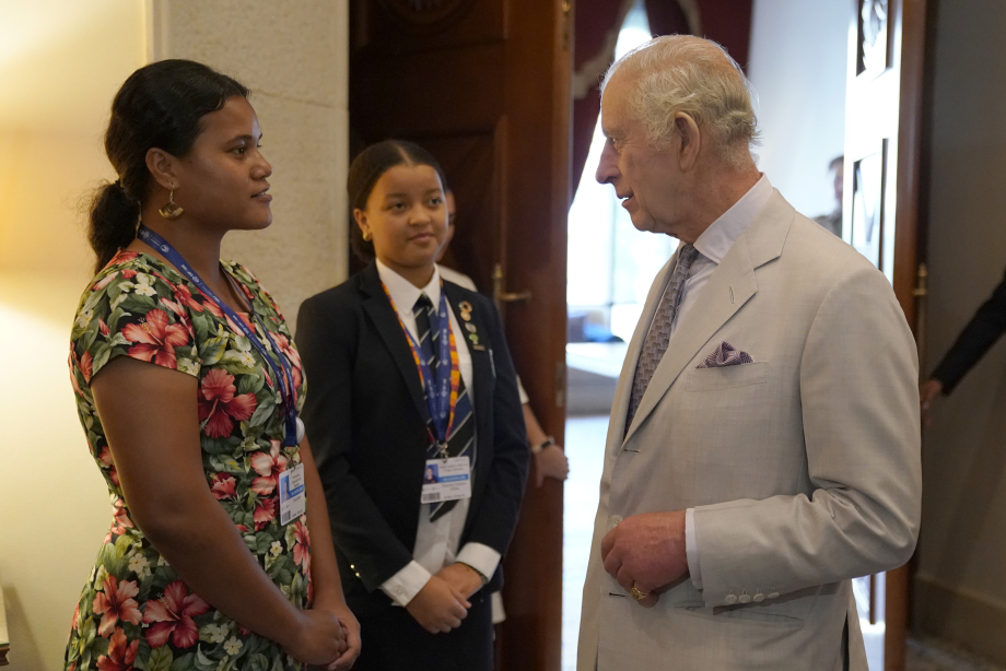 The King attends a Commonwealth and Nature Reception