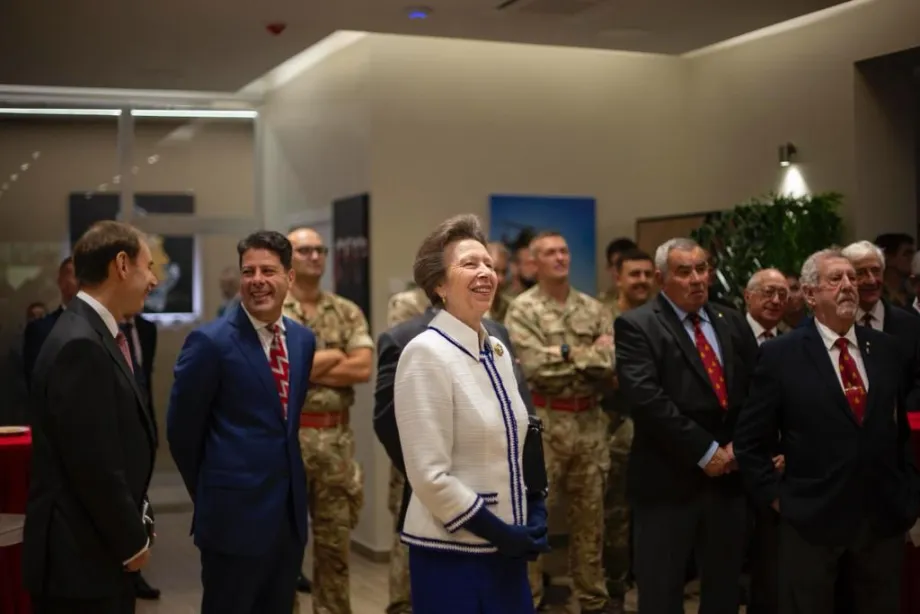 The Princess Royal in Gibraltar