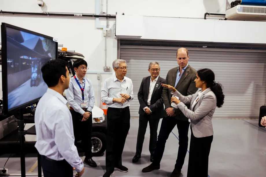 The Prince of Wales visits Singapore